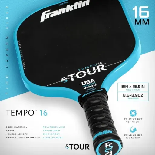 Franklin Sports Pro Pickleball Paddle Set Review: a solid carbon paddle that actually helps your control