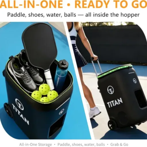 TITTAN Titan ONE Pickleball Machine Review: a serious practice partner if you’re ready to learn it