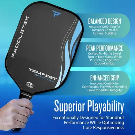 Paddletek Tempest TKO-C Review: a control-focused carbon paddle with a few quirks