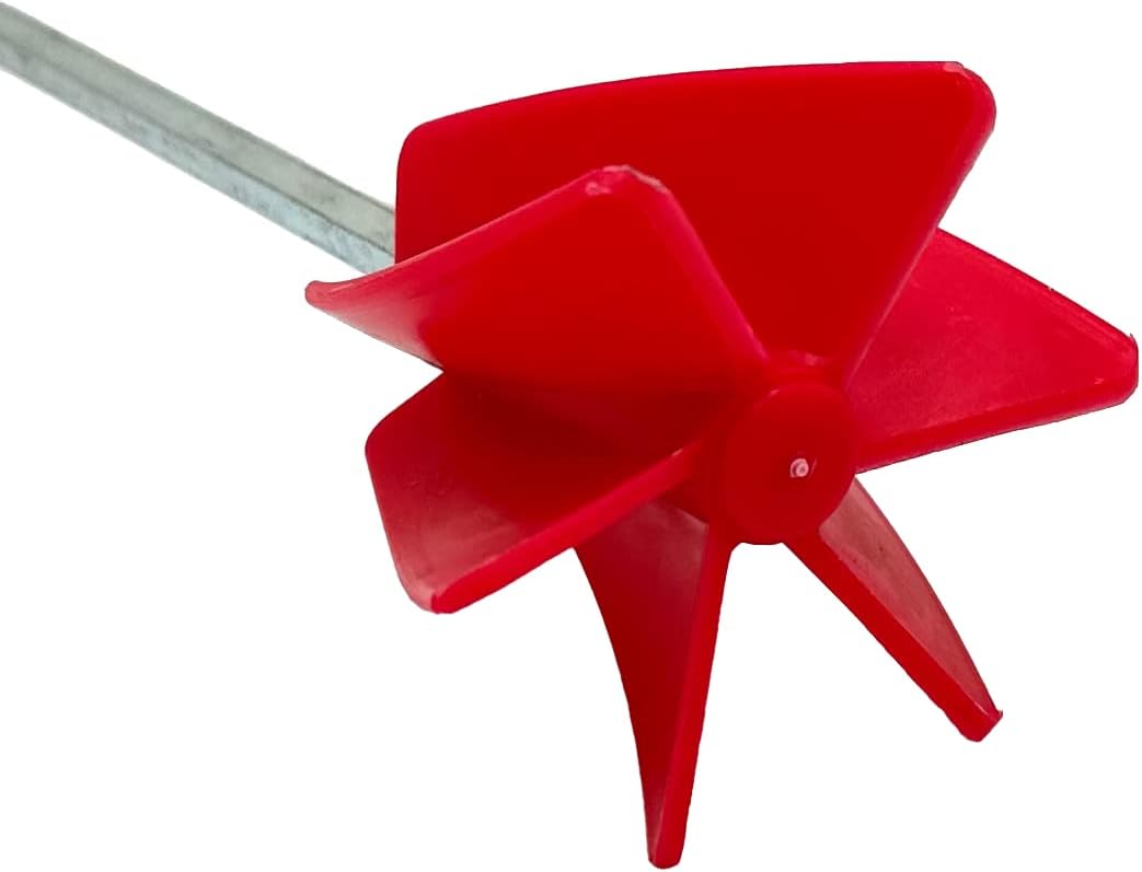 Edward Tools Paint Mixer Drill Attachment - Helix Mixer for 1 Gallon of Paint Epoxy, Resin, Silicone - Consistent Even Flow Stirrer Paddle - Works with all 3/8” and larger drills (1)