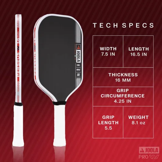 Pickleball Paddle Pro IV professional paddle USAP certified Ben Johns Perseus Pro IV 16
