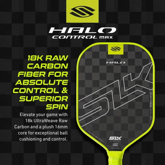 Selkirk SLK Halo Control XL Pickleball Paddle Control - Green - 2025 2025 - Max (All - Around Paddle)