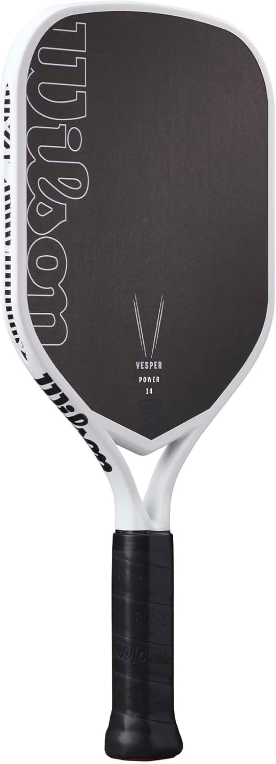 Vesper Power 14 Pickleball Paddle, Dynamic Design, Extended Grip, Hybrid Surface, Engineered Build, Open-Frame Style, Size: 2