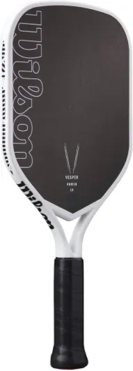 Vesper Power 14 Pickleball Paddle, Dynamic Design, Extended Grip, Hybrid Surface, Engineered Build, Open-Frame Style, Size: 2