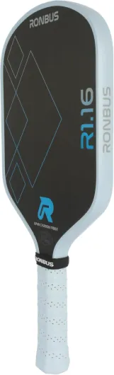 Ronbus R1.16/R2.16/R3.16 Raw Toray T700 Carbon Fibre Pickleball Paddle with 16 mm Polypropylene Honeycomb Core R1.16B