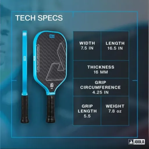 JOOLA Vision/Double Vision Perseus Review: a control-focused paddle with more feel than flash