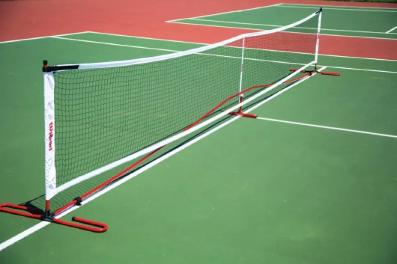 Portable Pickleball Net System, 6.7 m x 90 cm, Curved Legs, Incl - Carrying Bag, Steel