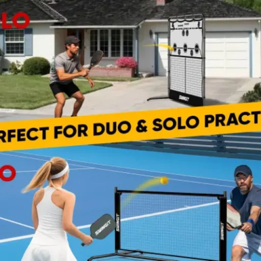 SwingIt Pickleball Practice Rebounder Net Review: handy 2‑in‑1 trainer with a few quirks