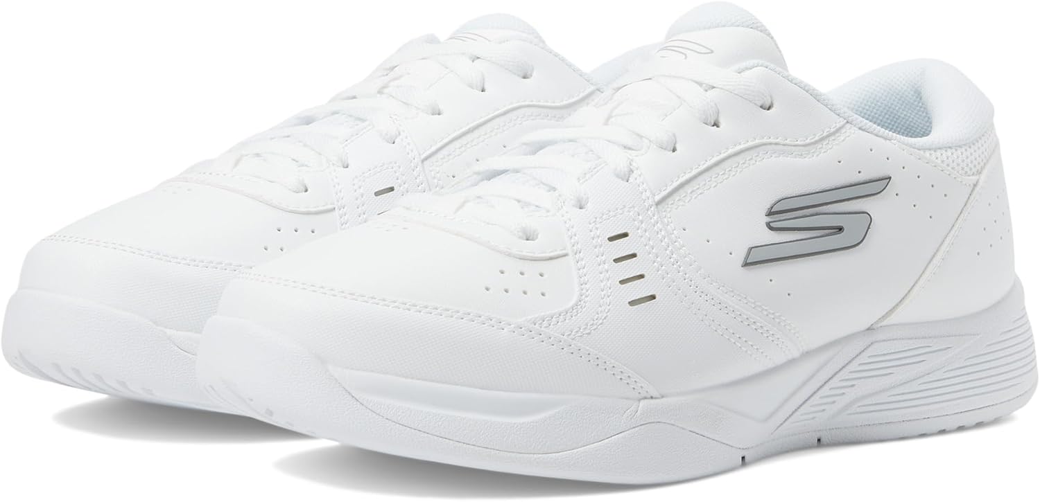 Men's Viper Court Smash PickleballSneaker 9.5 UK X-Wide White Opulent Garden