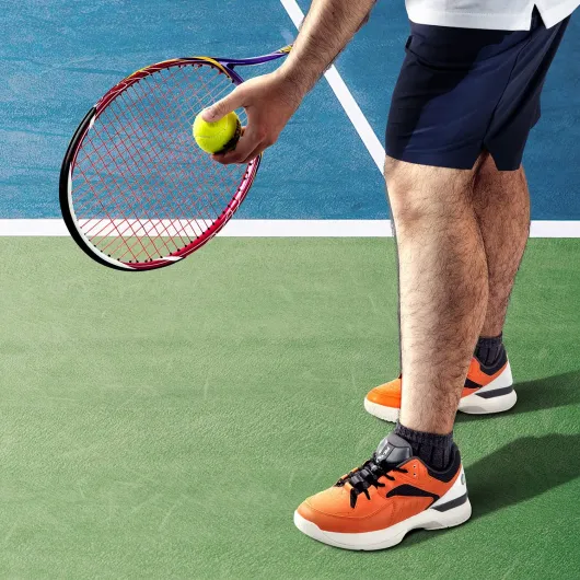 Womens Tennis Shoes Wide Fit Squash Badminton Shoe Non Slip Sports Trainers Sneakers for Tennis Volleyball 7 UK Wide Orange