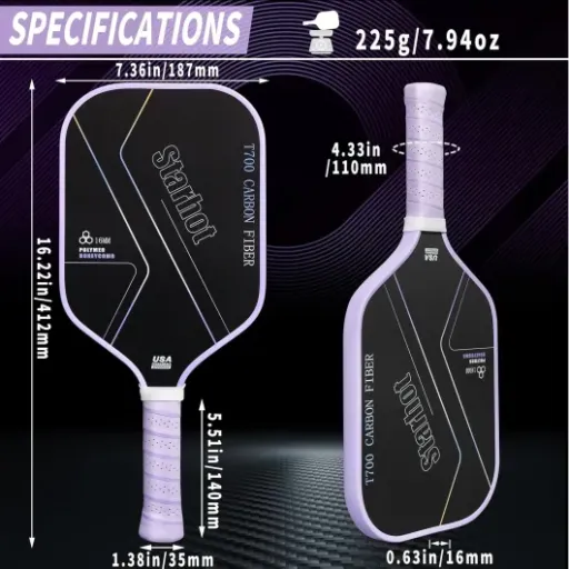 Starhot T700 Pickleball Paddle Set Review: budget-friendly carbon paddles that actually feel pro