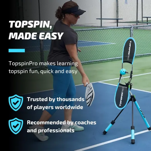 Pickleball TopspinPro Training Aid Blue