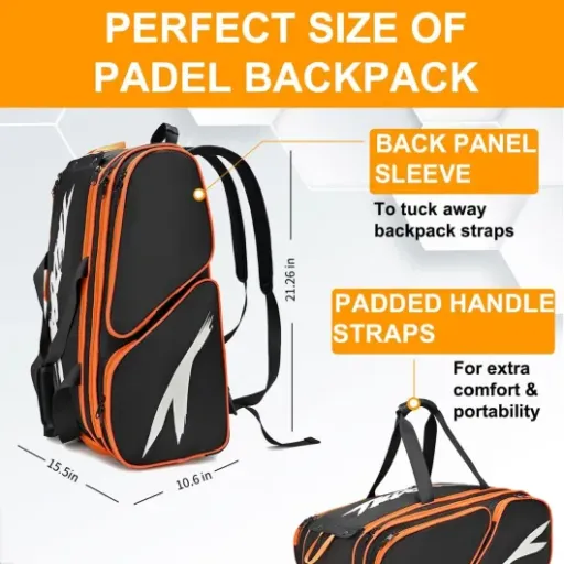 TILDOSAC Tennis & Padel Bag Review: a big, practical racket backpack that keeps your gear organized