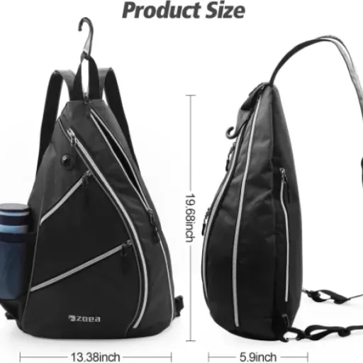 ZOEA Pickleball Bag Review: a practical everyday sling that keeps your gear organized without costing a fortune